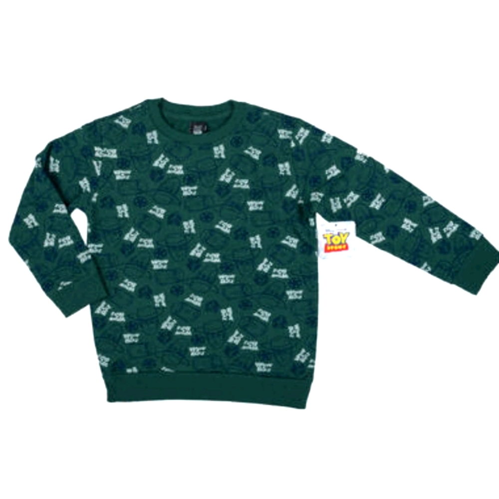 GREEN SWEATSHIRT , 4t-7t WOODY TOY STORY